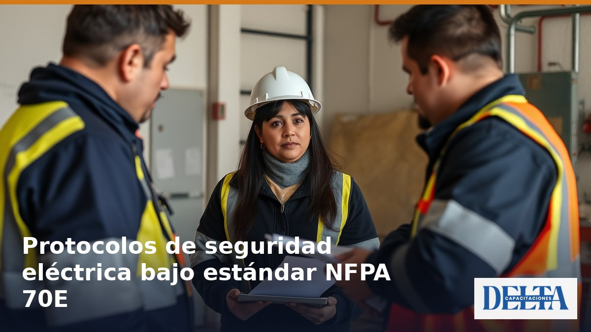 Protocolos de seguridad eléctrica bajo estándar NFPA 70E
