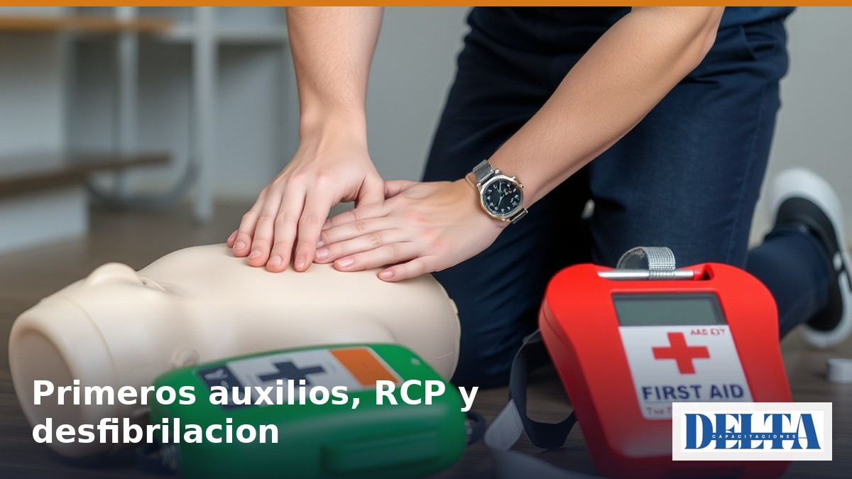 Fundamentos de Primeros Auxilios, RCP y Desfibrilador Externo Automático (DEA) en el Entorno Laboral